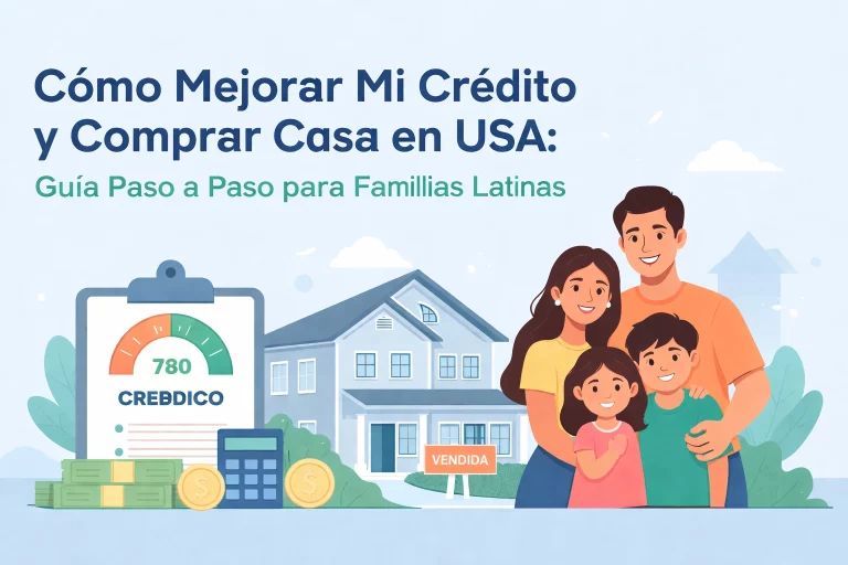 Cómo Mejorar Mi Crédito y Comprar Casa en USA: Guía Paso a Paso para Familias Latinas