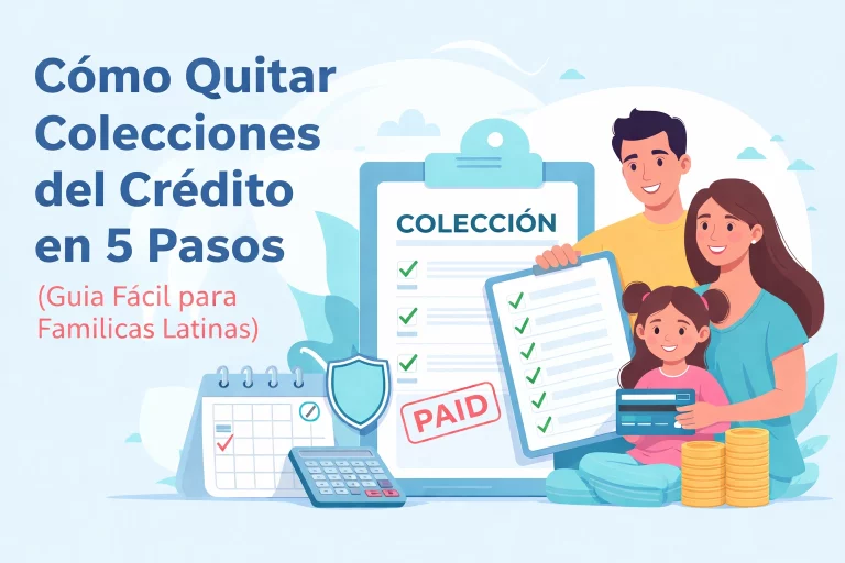 Cómo Quitar Colecciones del Crédito en 5 Pasos (Guía Fácil para Familias Latinas)