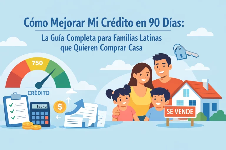 Cómo Mejorar Mi Crédito en 90 Días: La Guía Completa para Familias Latinas que Quieren Comprar Casa