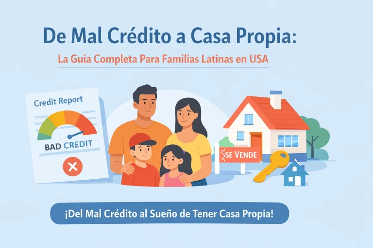 De Mal Crédito a Casa Propia: La Guía Completa Para Familias Latinas en USA