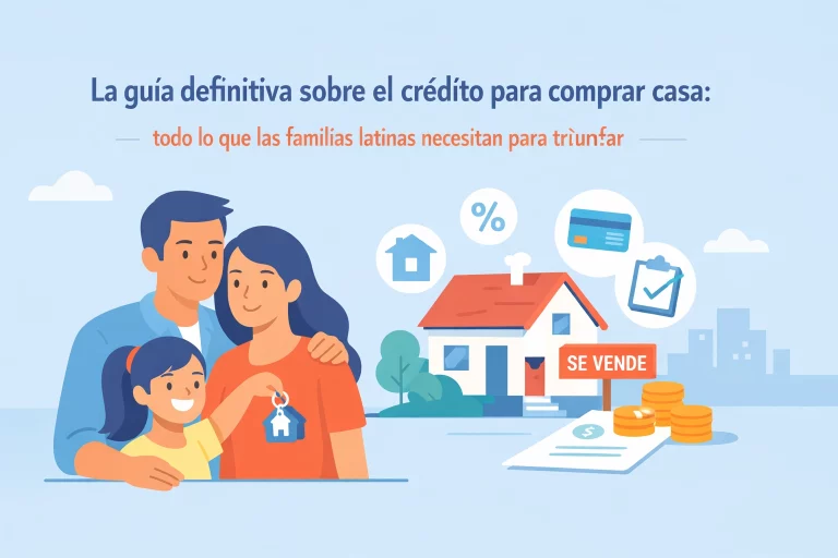 La guía definitiva sobre el crédito para comprar casa: todo lo que las familias latinas necesitan para triunfar