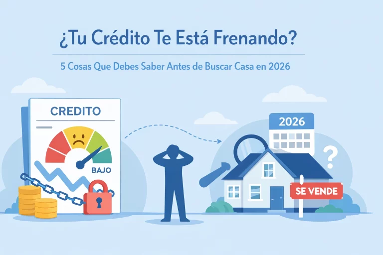 ¿Tu Crédito Te Está Frenando? 5 Cosas Que Debes Saber Antes de Buscar Casa en 2026