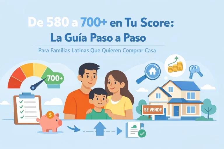 De 580 a 700+ en Tu Score: La Guía Paso a Paso Para Familias Latinas Que Quieren Comprar Casa