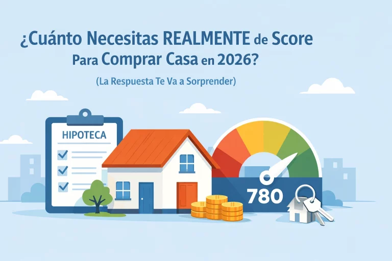 ¿Cuánto Necesitas REALMENTE de Score Para Comprar Casa en 2026? (La Respuesta Te Va a Sorprender)