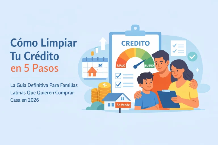 Cómo Limpiar Tu Crédito en 5 Pasos: La Guía Definitiva Para Familias Latinas Que Quieren Comprar Casa en 2026