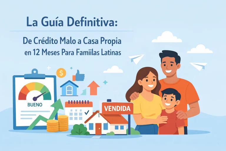La Guía Definitiva: De Crédito Malo a Casa Propia en 12 Meses Para Familias Latinas