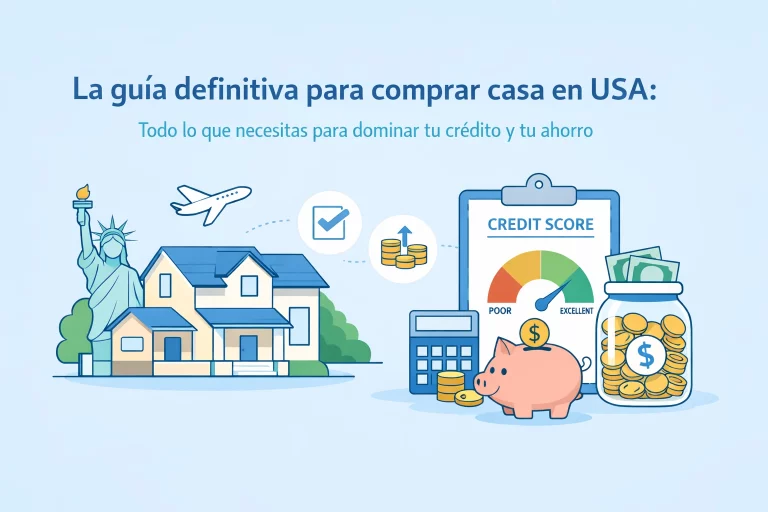 La guía definitiva para comprar casa en USA: Todo lo que necesitas para dominar tu crédito y tu ahorro