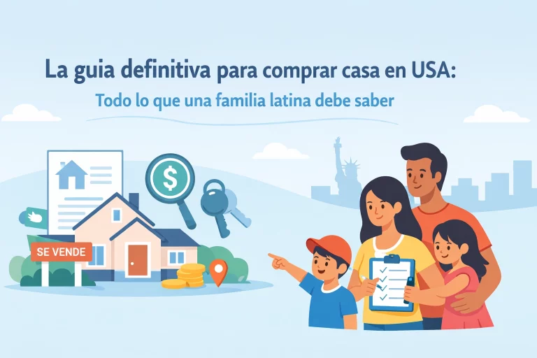 La guía definitiva para comprar casa en USA: Todo lo que una familia latina debe saber