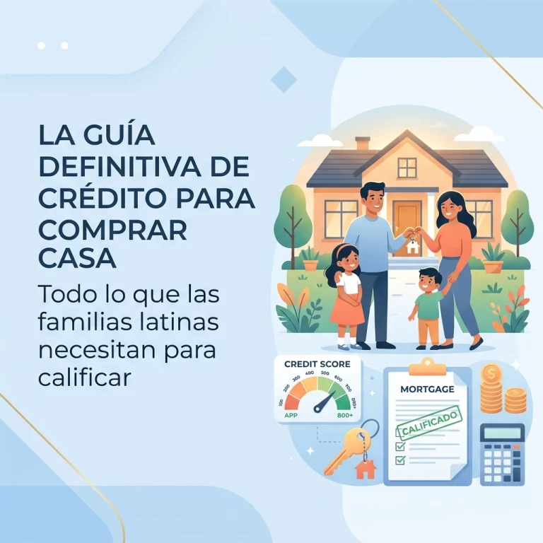 La guía definitiva de crédito para comprar casa: Todo lo que las familias latinas necesitan para calificar