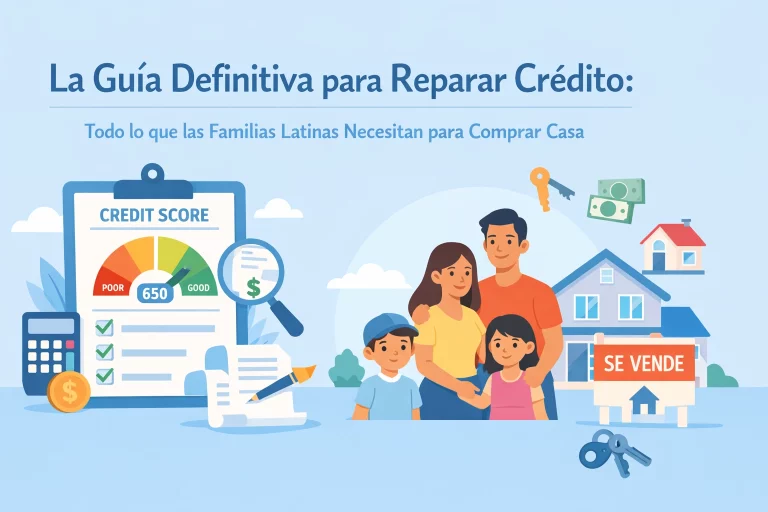 La Guía Definitiva para Reparar Crédito: Todo lo que las Familias Latinas Necesitan para Comprar Casa