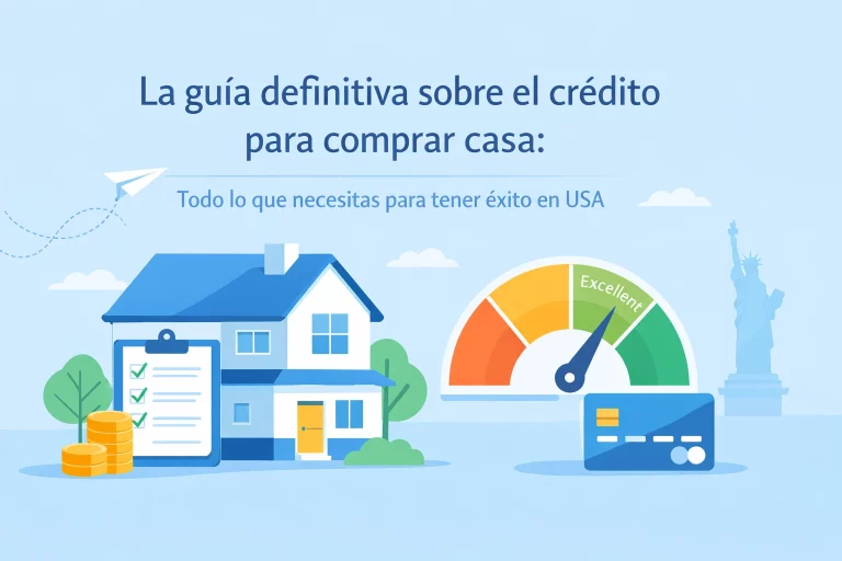La guía definitiva sobre el crédito para comprar casa: Todo lo que necesitas para tener éxito en USA