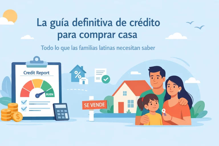 La guía definitiva de crédito para comprar casa: Todo lo que las familias latinas necesitan saber