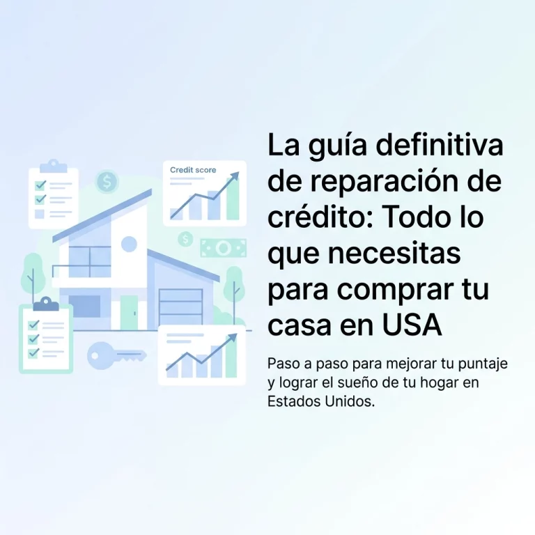 La guía definitiva de reparación de crédito: Todo lo que necesitas para comprar tu casa en USA