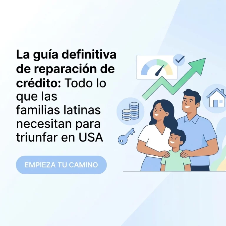 La guía definitiva de reparación de crédito: Todo lo que las familias latinas necesitan para triunfar en USA