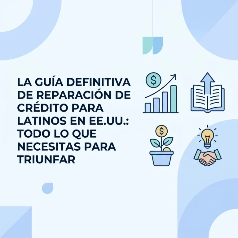 La guía definitiva de reparación de crédito para latinos en EE.UU.: Todo lo que necesitas para triunfar